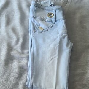 Blue Jeggings with Classic Denim Look Push-Up